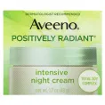 Aveeno, Active Naturals, Positively Radiant, ночной крем интенсивного действия, 1,7 унц. (48 г)