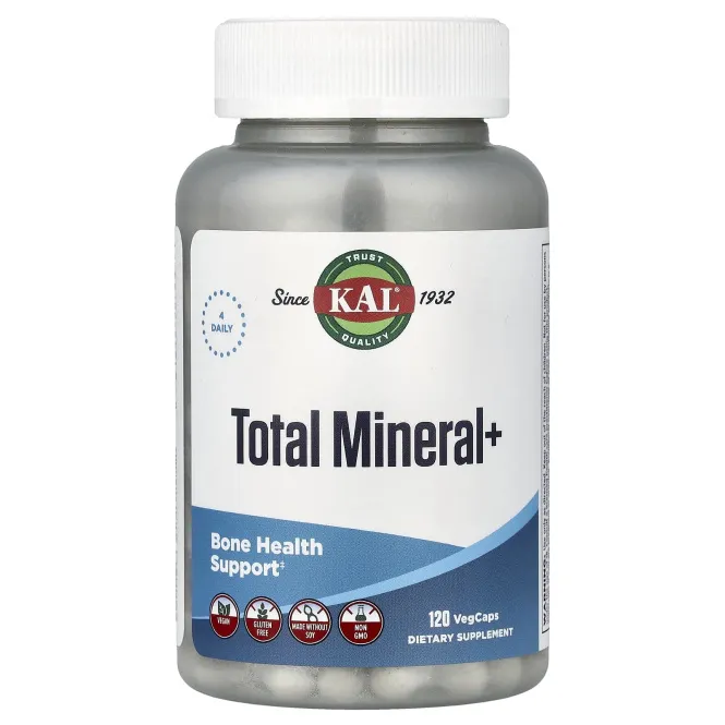 KAL, Total Mineral+, 120 растительных капсул