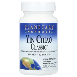 Planetary Herbals, Yin Chiao Classic ™, 60 таблеток