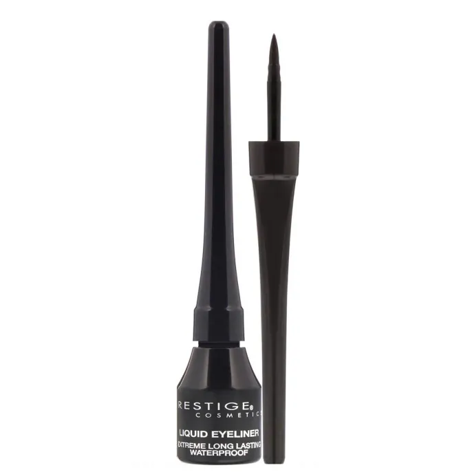 Prestige Cosmetics, Жидкая подводка, черного цвета, 0,1 унции (3 мл)