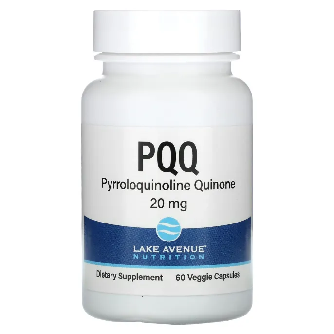 Lake Avenue Nutrition, PQQ (пирролохинолинхинон), 20 мг, 60 растительных капсул