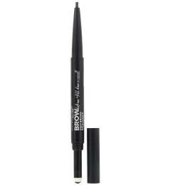 Maybelline, Карандаш для бровей Eye Studio + Fill Duo, оттенок 260 темно-коричневый, 500 мг