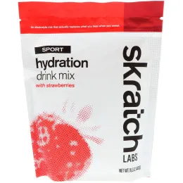 SKRATCH LABS, Sport Hydration Drink Mix, Strawberries, 15.5 oz (440 g)