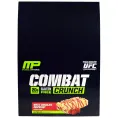 MusclePharm, Combat Crunch, Малина и белый шоколад, 12 батончиков, 2,22 унции (63 г) каждый