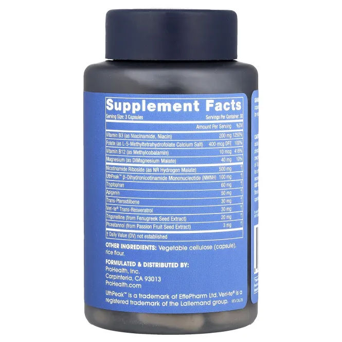 ProHealth Longevity, NAD Triple Boost™, 90 капсул