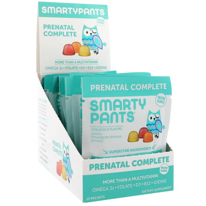 SmartyPants, Полноценные мультивитамины для беременных, 15 пакетов