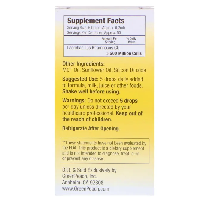 GreenPeach, Infants Probiotic, 0.34 fl oz (10 ml)