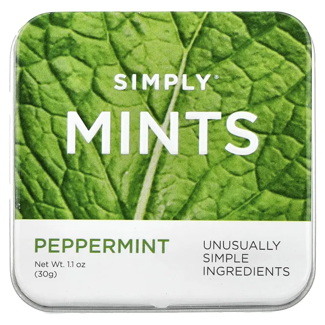 Simply Gum, Mints, перечная мята, 30 г (1,1 унции)