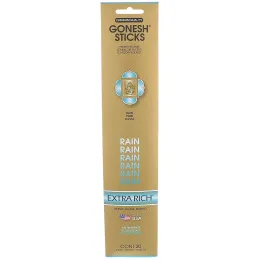 Gonesh, Extra Rich Incense Sticks, Rain, 20 Sticks