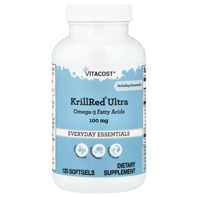 Vitacost, KrillRed® Ultra, 120 капсул