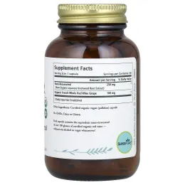 The Synergy Company, Чистая синергия, органический экстракт органического ультрачистого ресвератрола, 60 органических вегетарианских капсул