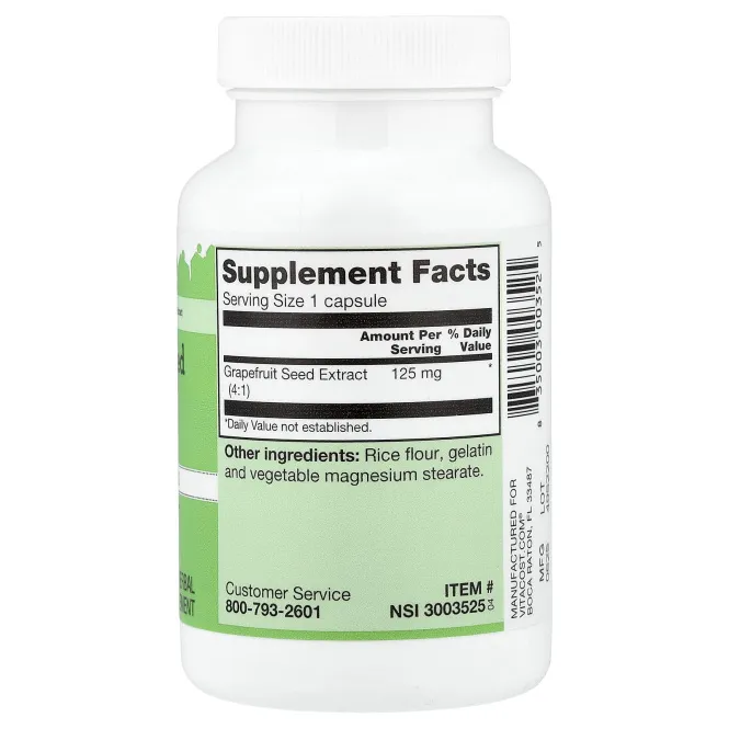 Vitacost, Grapefruit Seed Extract, 125 mg, 300 Capsules