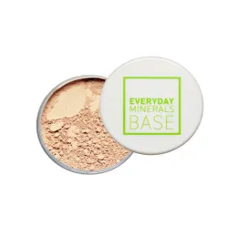 Everyday Minerals, Полуматовая рассыпчатая основа под макияж, Средний тон 4N, .17 унций (4.8 г)