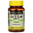 Mason Natural, Whole Herb Cat's Claw, 500 mg, 60 Capsules