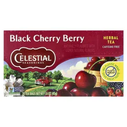 Celestial Seasonings, травяной чай, с ягодами черемухи, без кофеина, 20 чайных пакетиков, 45 г (1,6 унции)