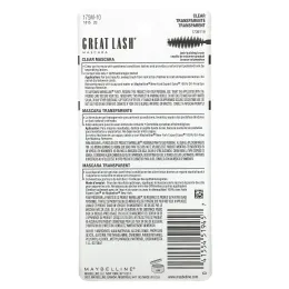 Maybelline, Great Lash, тушь Clear 110, 13 мл