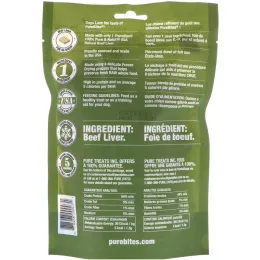Pure Bites, Freeze Dried, Beef Liver, Dog Treat, 4.2 oz (120 g)