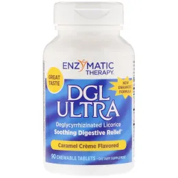 Nature's Way, Dgl Ultra, с карамельно-сливочным вкусом, 90 жевательных таблеток