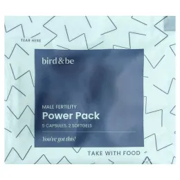 Bird and Be, комплекс для повышения мужской фертильности, 30 веганских пакетиков