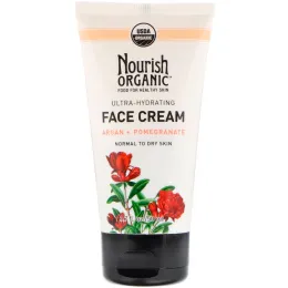 Nourish Organic, Крем для лица, Арган + гранат, 1,7 унции (50 мл)