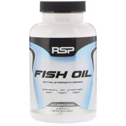 RSP Nutrition, Рыбий жир, экстрасила Омега кислот, 60 мягких таблеток