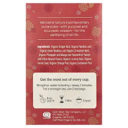 Yogi Tea, травяной чай, тропические пряности, без кофеина, 16 чайных пакетиков, 32 г (1,12 унции)