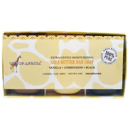 Out of Africa, Экстра-мягкое увлажняющее мыло с маслом ши, 3 куска, 4 унции (120 г) каждый
