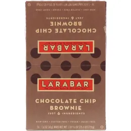 Larabar, Печенье с кусочками шоколада, 16 батончиков, 1,6 унции (45 г) каждый