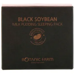 Botanic Farm, Black Soybean Milk Pudding Sleeping Pack, 90 ml