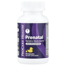 ProCare Health, Prenatal, бариатрические мультивитамины, 60 капсул
