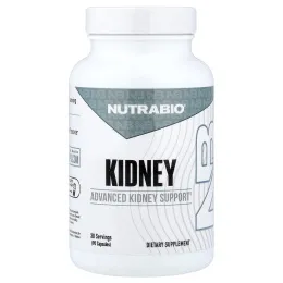NutraBio, для почек, 90 капсул