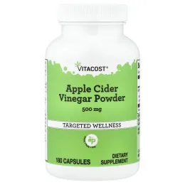 Vitacost, Apple Cider Vinegar Powder, 500 mg, 180 Capsules
