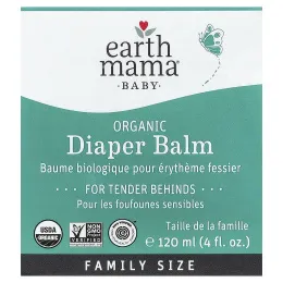 Earth Mama, Baby, Organic Diaper Balm, 4 fl oz (120 ml)