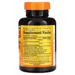 American Health, Ester-C с цитрусовыми биофлавоноидами, 1000 мг, 90 капсул