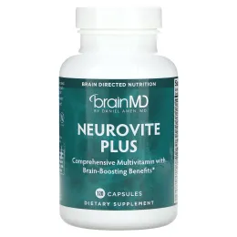BrainMD, Neurovite Plus, 120 капсул