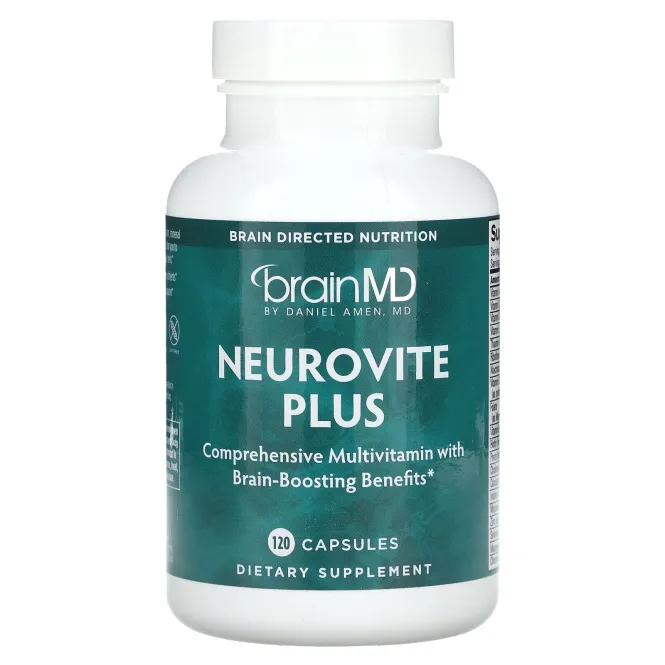 BrainMD, Neurovite Plus, 120 капсул
