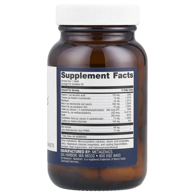 Metagenics, Glycogenics®, 60 таблеток