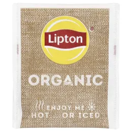 Lipton, Органический черный чай, 72 чайных пакетика в конвертах, 162,7 г (5,74 унции)