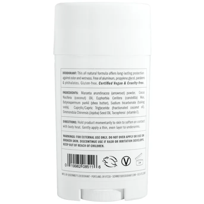 Schmidt's, Без запаха, 3,25 унций (92 г)