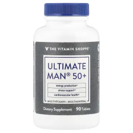 The Vitamin Shoppe, Ultimate Man® 50+, мультивитамины и мультиминералы, 90 таблеток