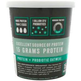Earnest Eats, Protein Probiotic Oatmeal, Coconut Warrior, 2.5 oz (71 g)