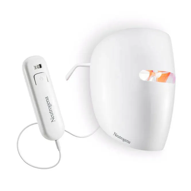 Neutrogena, Маска против угревой сыпи на основе фототерапии, 1 маска и 1 активатор для 30 ежедневных сессий лечения