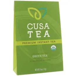 Cusa Tea, Органический продукт, Зеленый чай, 10 отдельных порций, 0,04 унц. (1,2 г) в каждом