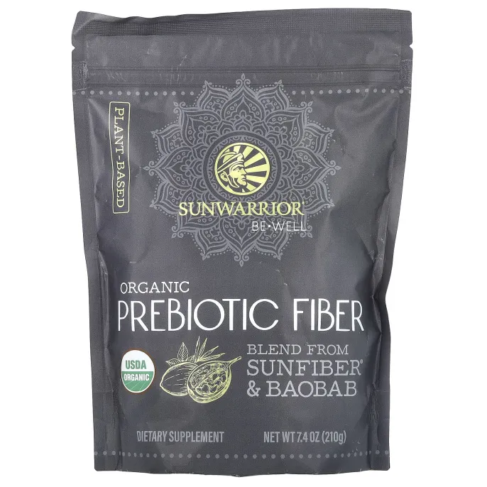 Sunwarrior, органическая пребиотическая клетчатка, 210 г (7,4 унции)