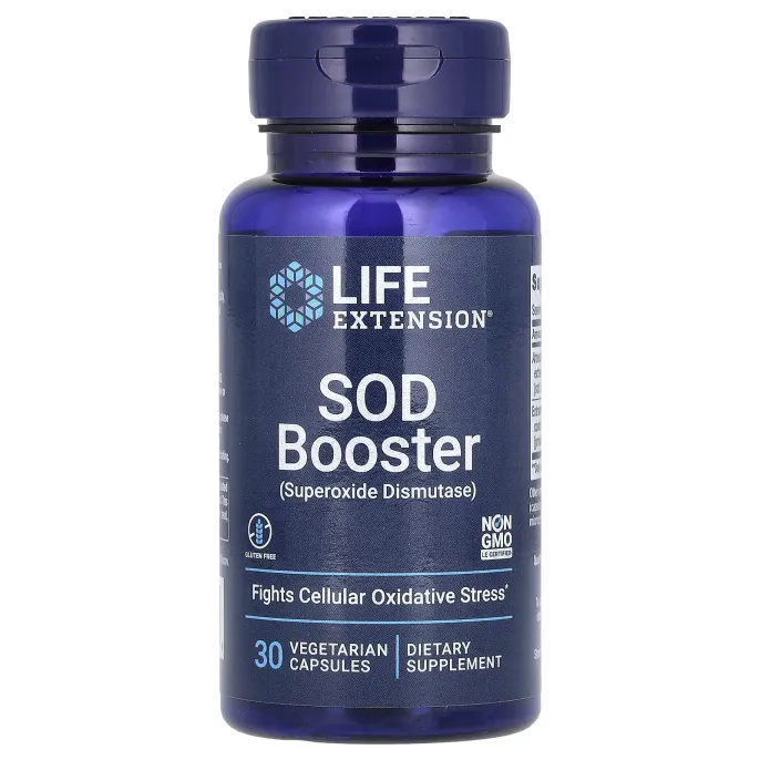 Life Extension, стимулятор СОД, 30 вегетарианских капсул