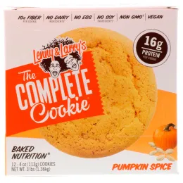 Lenny & Larry's, Цельное печенье, тыква и специи, 12 печений, по 4 унции (113 г) каждое