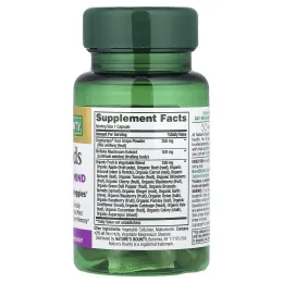 Nature's Bounty, Superfoods Plus Sharp Mind, суперфуды, 30 капсул