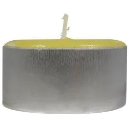 Aloha Bay, Свечи из пальмового воска, чайные свечи, без запаха, кремовые, 12 штук в упаковке