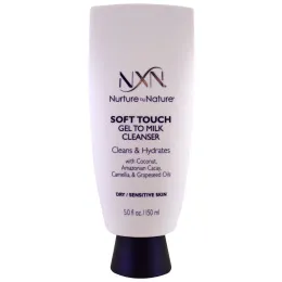 NXN, Nurture by Nature, Нежный гель-молочко для умывания, для сухой/чувствительной кожи, 5 унций (150 мл)
