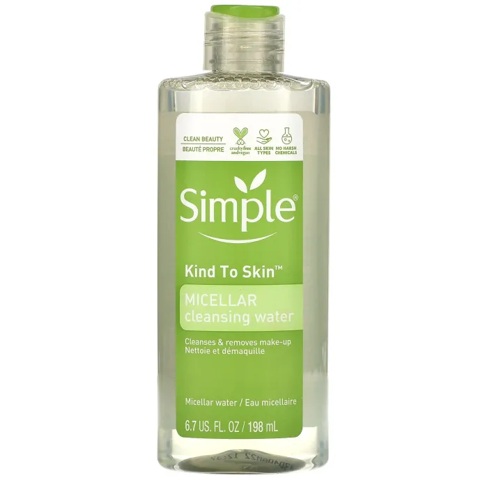 Simple Skincare, Мицеллярная очищающая вода, 198 мл (6,7 жидк. унции)